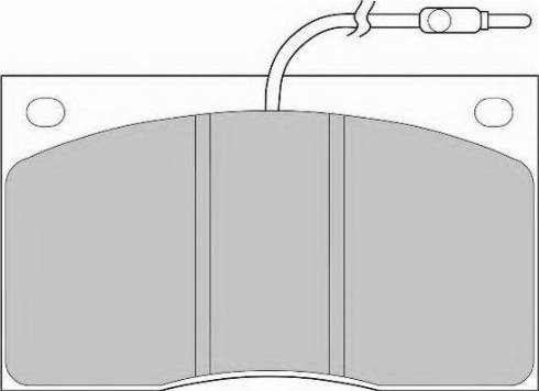 Necto FD211E - Brake Pad Set, disc brake autospares.lv