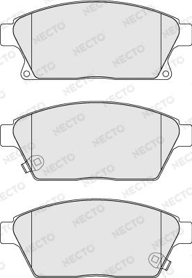 Necto FD7456A - Brake Pad Set, disc brake autospares.lv