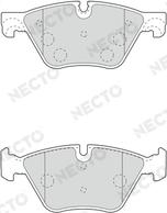Necto FD7526A - Brake Pad Set, disc brake autospares.lv