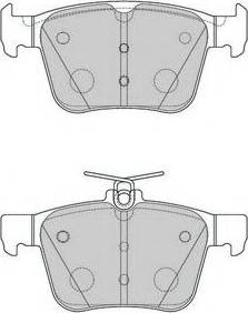 Necto FD7634A - Brake Pad Set, disc brake autospares.lv