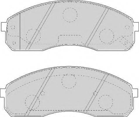 Necto FD7047N - Brake Pad Set, disc brake autospares.lv