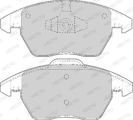 Necto FD7146A - Brake Pad Set, disc brake autospares.lv