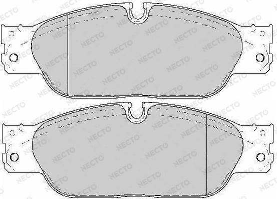 Necto FD7141A - Brake Pad Set, disc brake autospares.lv