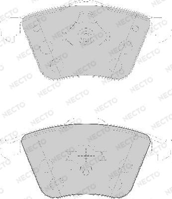 Necto FD7137A - Brake Pad Set, disc brake autospares.lv