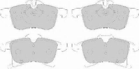 Necto FD7120N - Brake Pad Set, disc brake autospares.lv