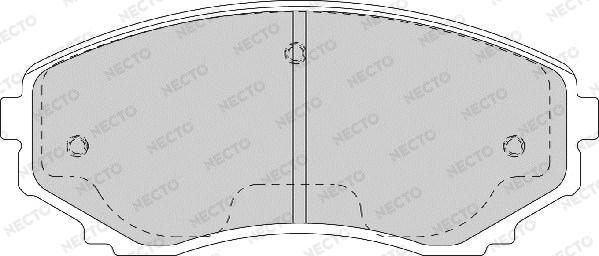 Necto FD7171A - Brake Pad Set, disc brake autospares.lv