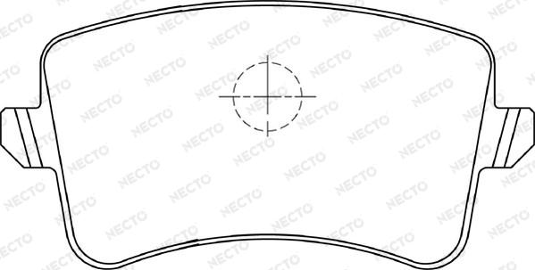 Necto FD7339A - Brake Pad Set, disc brake autospares.lv