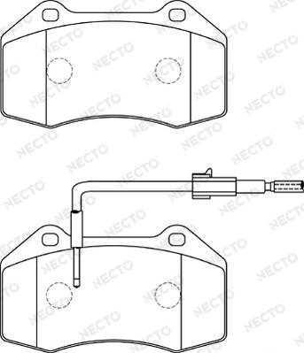 Raicam 1.801.2 - Brake Pad Set, disc brake autospares.lv