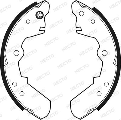 Necto N1449 - Brake Shoe Set autospares.lv