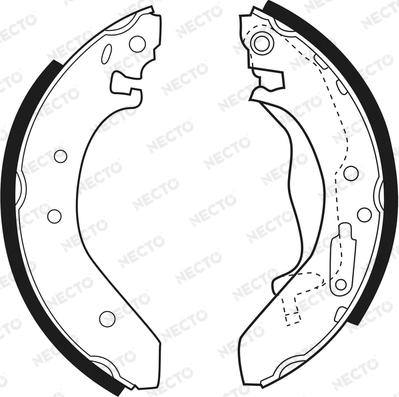 Necto N1459 - Brake Shoe Set autospares.lv