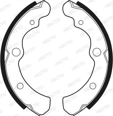 Necto N1451 - Brake Shoe Set autospares.lv