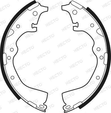 Necto N1466 - Brake Shoe Set autospares.lv