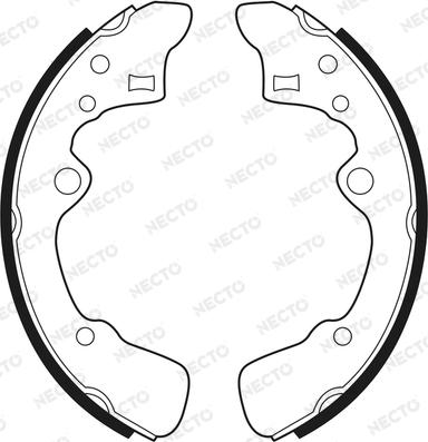 Necto N1463 - Brake Shoe Set autospares.lv