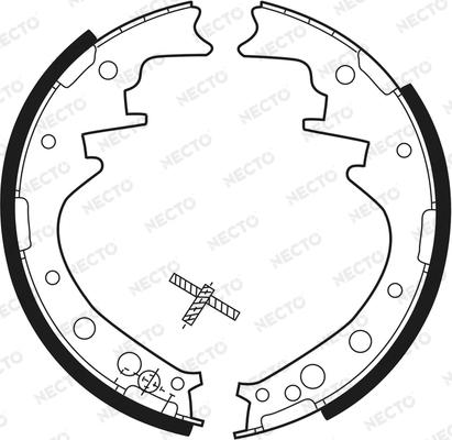 Necto N1418 - Brake Shoe Set autospares.lv