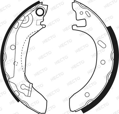 Necto N1489 - Brake Shoe Set autospares.lv