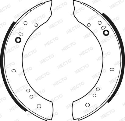 Necto N1486 - Brake Shoe Set autospares.lv