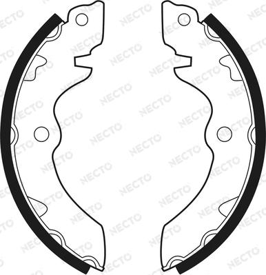 Necto N1434 - Brake Shoe Set autospares.lv