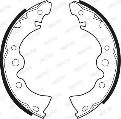 Necto N1430 - Brake Shoe Set autospares.lv