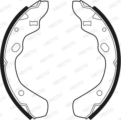 Necto N1476 - Brake Shoe Set autospares.lv