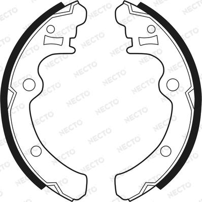 Necto N1471 - Brake Shoe Set autospares.lv