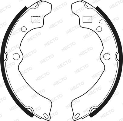 Necto N1547 - Brake Shoe Set autospares.lv