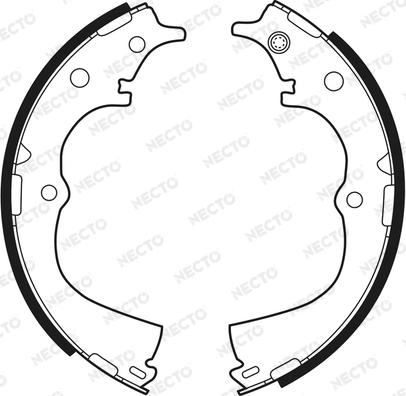 Necto N1567 - Brake Shoe Set autospares.lv