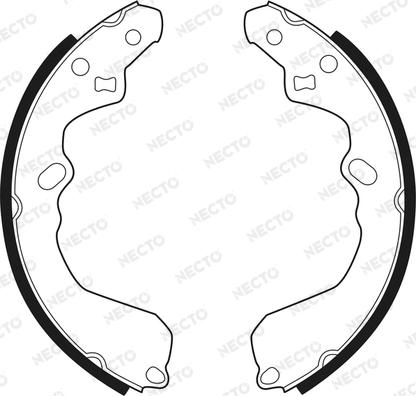 Necto N1585 - Brake Shoe Set autospares.lv