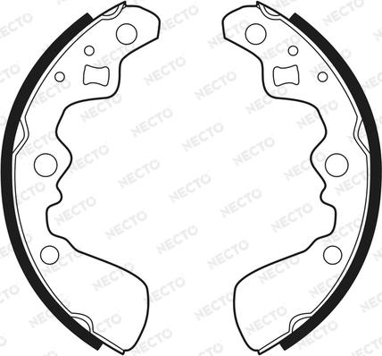 Necto N1583 - Brake Shoe Set autospares.lv