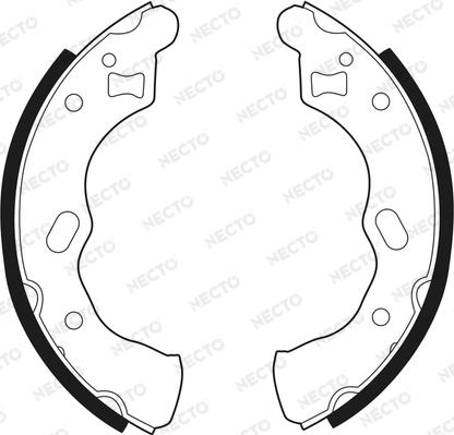 Necto N1529 - Brake Shoe Set autospares.lv