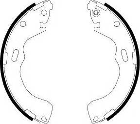 Necto N1655 - Brake Shoe Set autospares.lv