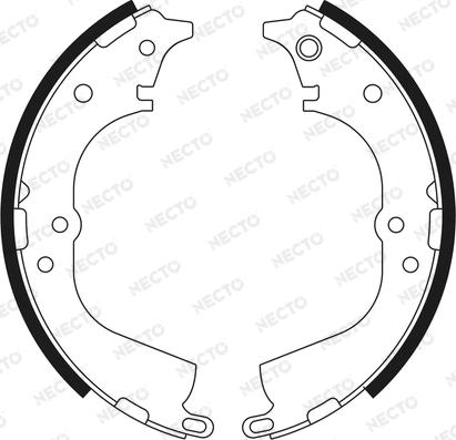 Necto N1606 - Brake Shoe Set autospares.lv