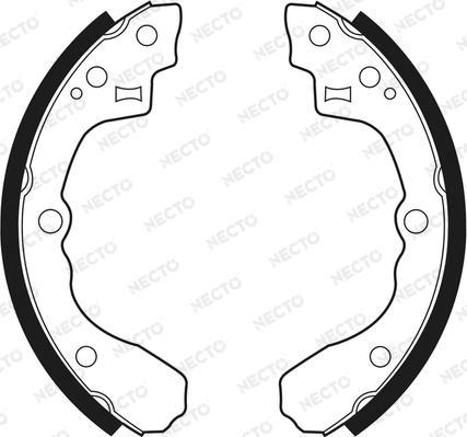 Necto N1615 - Brake Shoe Set autospares.lv