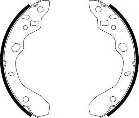 Necto N1633 - Brake Shoe Set autospares.lv