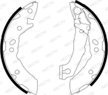 Necto N1678 - Brake Shoe Set autospares.lv