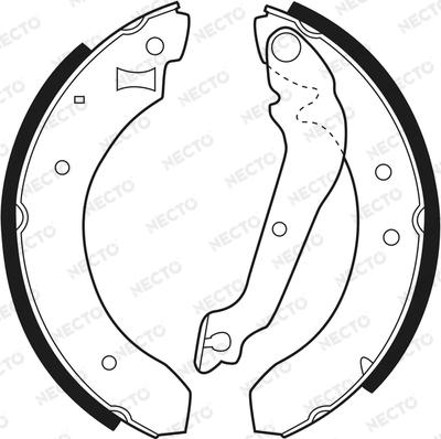 Necto N1171 - Brake Shoe Set autospares.lv