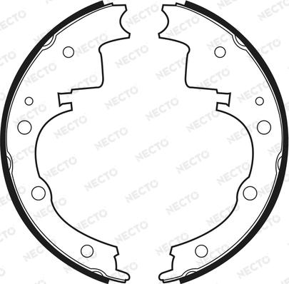 Necto N1344 - Brake Shoe Set autospares.lv