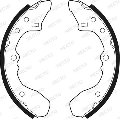 Necto N1354 - Brake Shoe Set autospares.lv