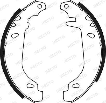 Necto N1364 - Brake Shoe Set autospares.lv