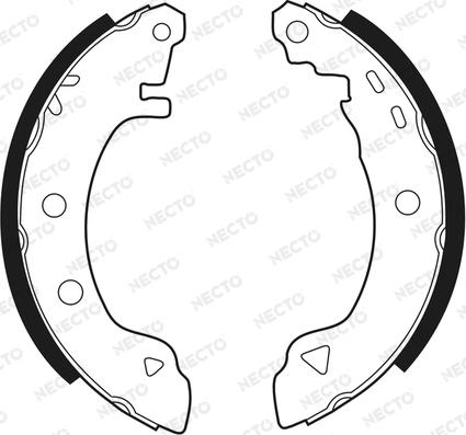 Necto N1325 - Brake Shoe Set autospares.lv