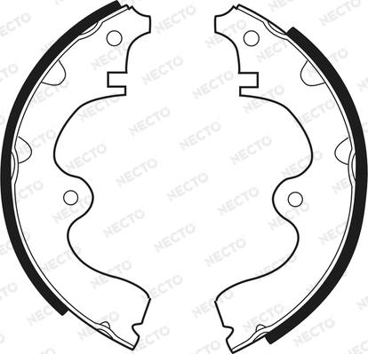 Necto N1377 - Brake Shoe Set autospares.lv