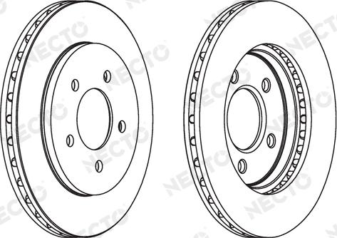 Necto WN945 - Brake Disc autospares.lv