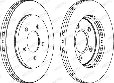 Necto WN946 - Brake Disc autospares.lv