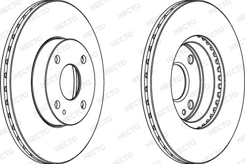 Necto WN947 - Brake Disc autospares.lv