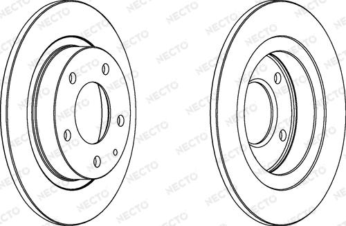 Necto WN956 - Brake Disc autospares.lv