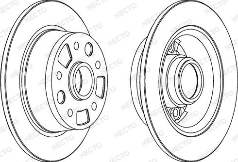 Necto WN950 - Brake Disc autospares.lv