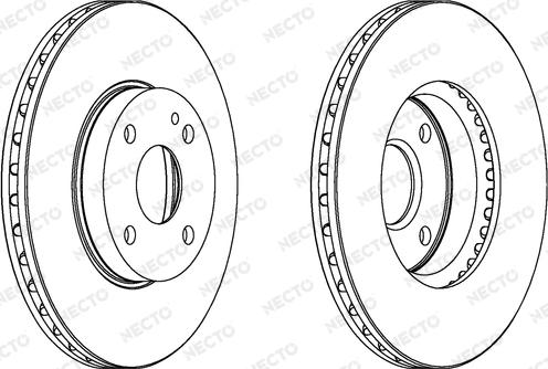 Necto WN953 - Brake Disc autospares.lv