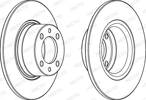 Necto WN969 - Brake Disc autospares.lv