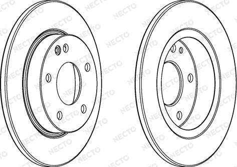 Necto WN968 - Brake Disc autospares.lv