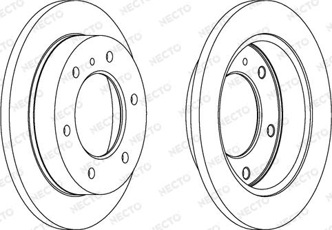 Necto WN909 - Brake Disc autospares.lv