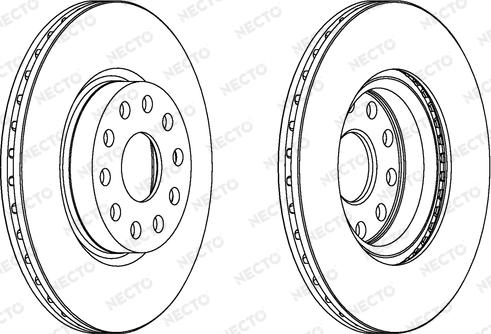 Necto WN904 - Brake Disc autospares.lv